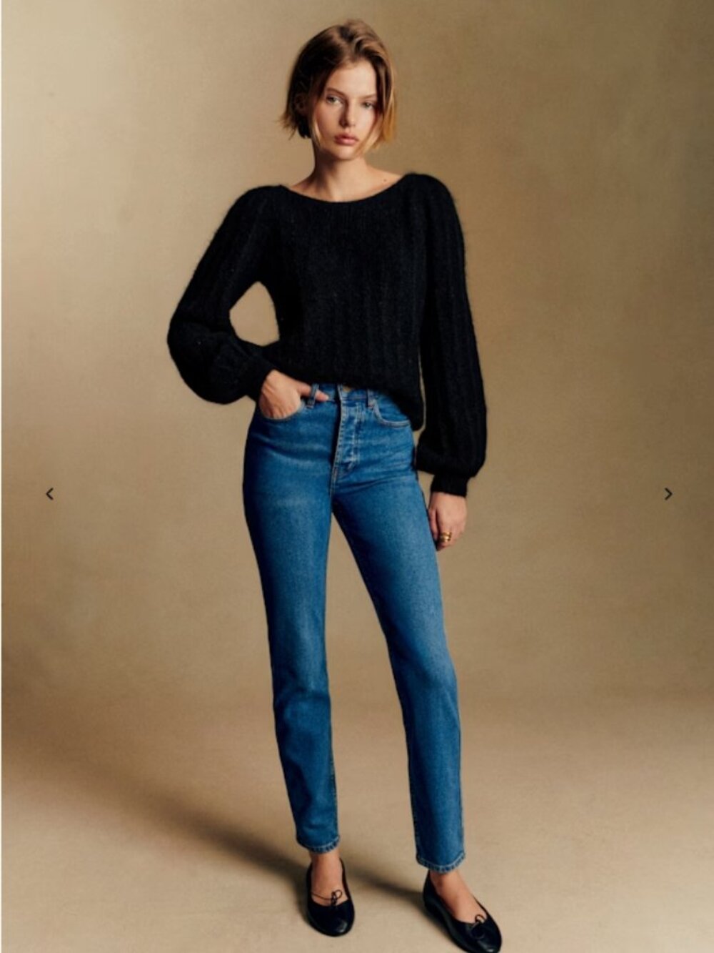 Sezane Brut Sexy Denim Blue - Size 6 WORN ONCE